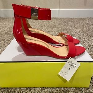 Brand new with fox and tag Prabal Gurung for Target Red Patent heels